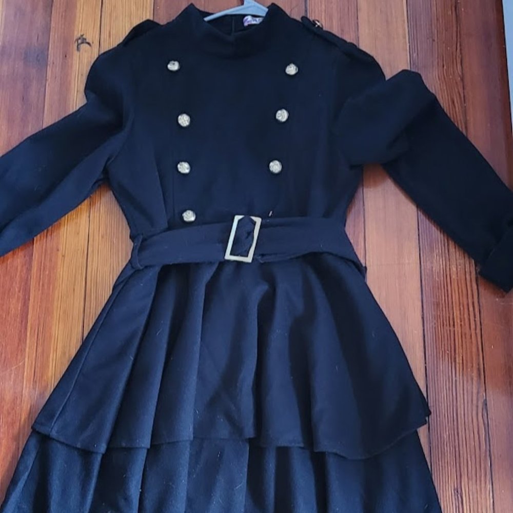 Vintage Military Sweater Dress